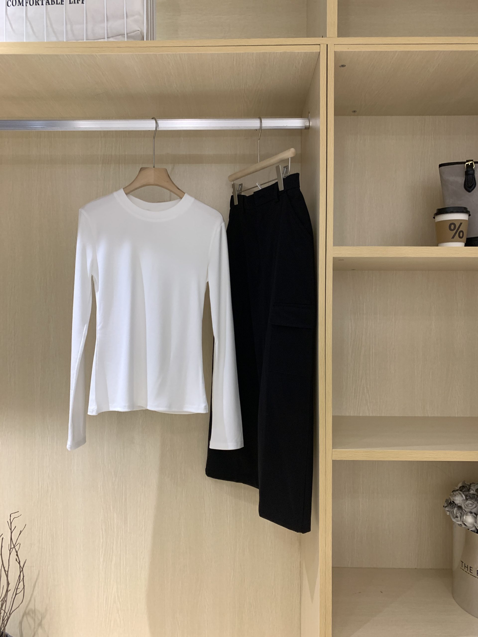 Early Autumn Casual Base Top and Skirt Set - Image 3